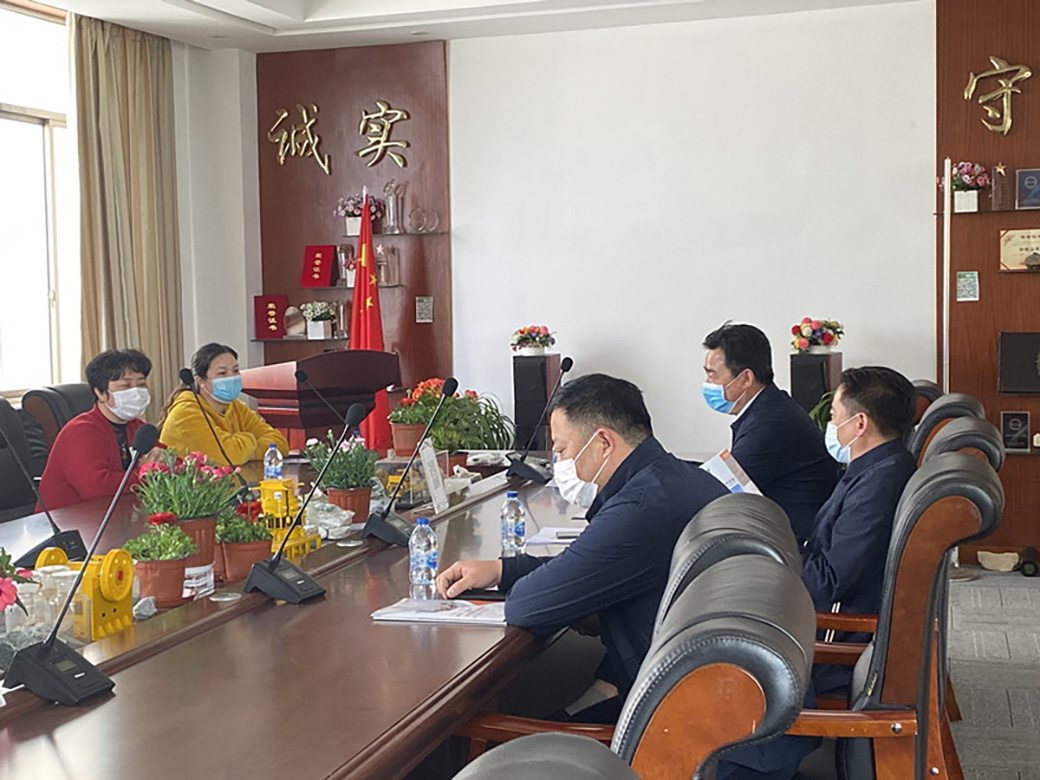 【春風(fēng)送暖，戰(zhàn)“疫”有情】奉賢區(qū)奉城鎮(zhèn)領(lǐng)導(dǎo)蒞臨東蒙，慰問公司疫情防控一線職工