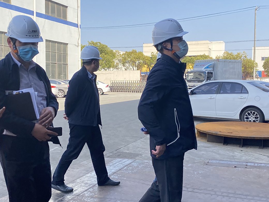 【春風(fēng)送暖，戰(zhàn)“疫”有情】奉賢區(qū)奉城鎮(zhèn)領(lǐng)導(dǎo)蒞臨東蒙，慰問公司疫情防控一線職工